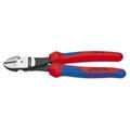 Grip-On 74 02 200 High Leverage Diagonal Cutters with Comfort Grip - 8 in. KNP7402200